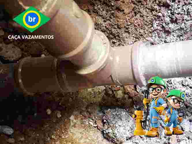 Solução em conta alta de vazamentos para a Sabesp em parede, coluna, solo, teto e laje