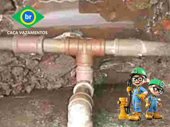 Empresa de caça vazamentos em pia, piso e parede