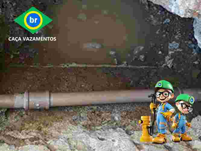 Conserto de vazamento de ar em tubulações para a conta da Sabesp