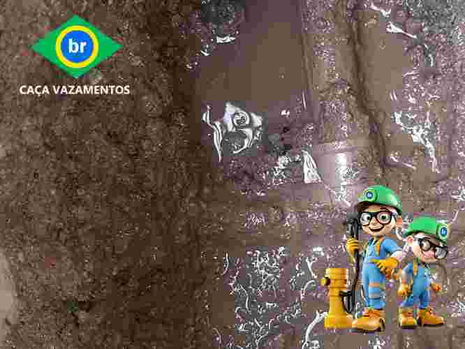 Detecção de vazamento de água especializado conta alta