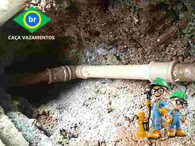 Empresa que localiza vazamentos de água na Zona Norte